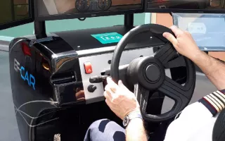 Simulateur de conduite ambulance