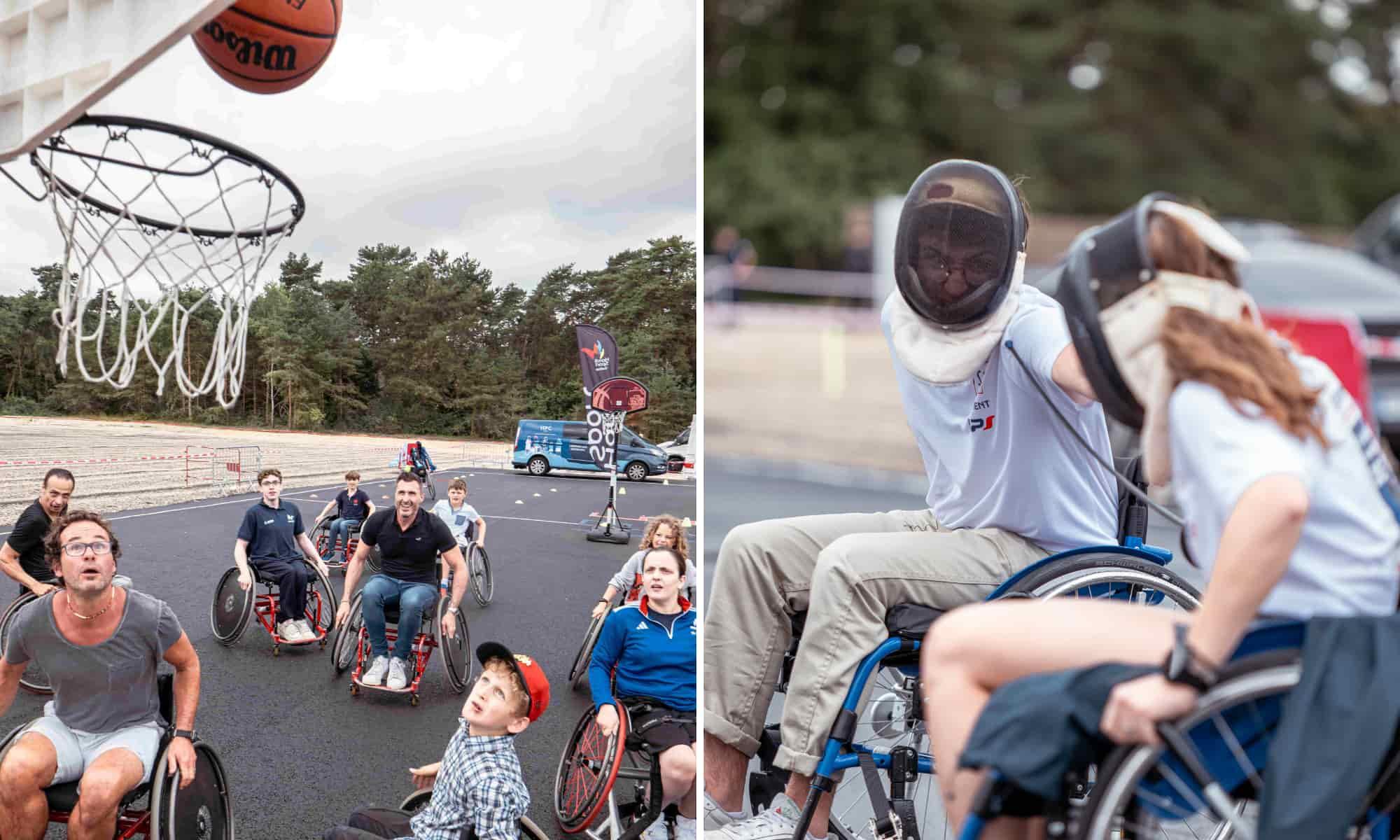 sportif en action
