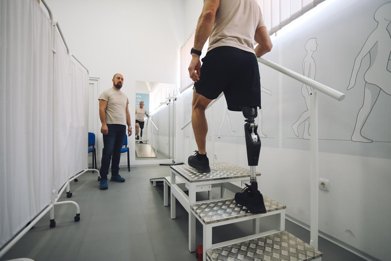 sportif blessé et docteur