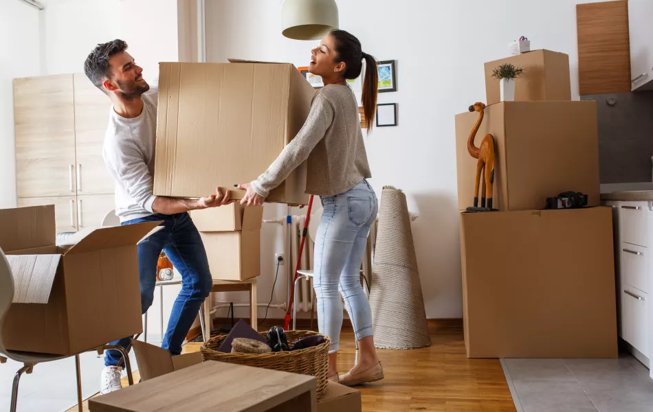 déménagement de couple