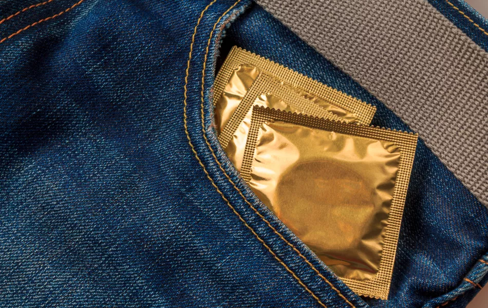 Condom dans poche